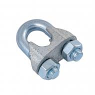 Затискач для троса дуговий 41982 білий цинк snapt 5 мм DIN 741 сталь 100 шт.