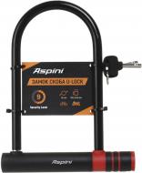 Замок велосипедный Aspini UL-01-BLK р.12x245 мм черный