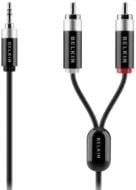 Кабель Belkin 3.5 jack – 2RCA 2 м чорний (AV10066QP2M) ProAV
