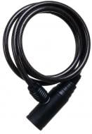 Замок велосипедный Aspini SCL-01K-BLK р.6x1000 мм черный