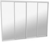 Шкаф-купе виват ВН 366 ДОМ ДСП 360x60x240 мм белый двери / зеркало