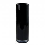 Ваза для цветов Цилиндр 12 x 30 см черная