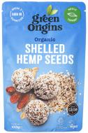 Семена Green Origins конопли очищенные органические 100 г