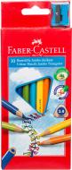 Карандаши цветные Jumbo с точилкой Faber-Castell