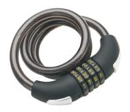 Замок велосипедный Aspini SCL-02С-BLK р.8x1000 мм черный