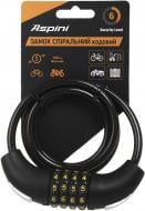 Замок велосипедный Aspini SCL-02С-BLK р.8x1000 мм черный