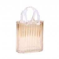 Ваза для цветов Сумочка 27 см бежевая