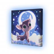 Набор для росписи по номерам Riviera Blanca Олененок в облаках 25x25 см ГР1-026