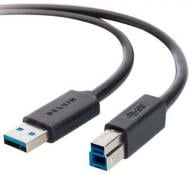 Кабель Belkin USB type A – USB type B 1,8 м black (F3U159B06)