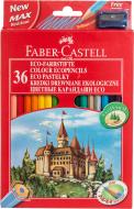 Олівці кольорові з чинкою Faber-Castell