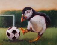 Картина на холсте Футбольный приятель ©Lucia Heffernan 40x40 см Brushme CN5359M