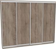 Шкаф-купе виват ВН 366 ДОМ ДСП 360x60x240 мм дуб сонома трюфель двери / ДСП