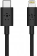 Кабель Belkin Lightning - USB Type-C 1,2 м black (F8J239BT04-BLK)