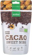 Какао-бобы Purasana подслащенные органические 200 г