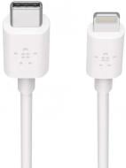 Кабель Belkin Lightning - USB Type-C 2 м white (F8J239BT04-WHT)