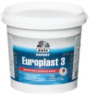 Краска латексная водоэмульсионная Dufa Europlast 3 DE 103 глубокий мат белый 1 л