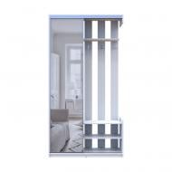 Прихожая с зеркалом Doros City One Door 2100х1100х450 мм белый
