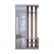Прихожая с зеркалом Doros City One Door 2100х1100х450 мм дуб сонома