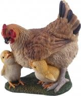 Фигурка декоративная Курица с цыплятами 22x23 см MG3274000