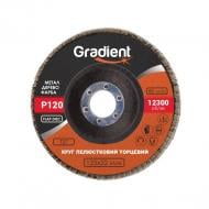 Круг лепестковый Gradient 125 мм P120 GGL0120