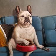 Картина на холсте Наблюдатель ©Lucia Heffernan 40x40 см Brushme CN53315M