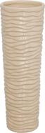 Ваза Swell 10х10х29,5 см кремовый 30 см