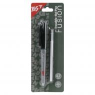 Ручка гелевая YES Fusion Graphite 0,7 мм синяя 420461