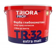 Краска латексная водоэмульсионная Triora TR-32 extra matt глубокий мат белый 5 л