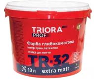 Фарба латексна водоемульсійна Triora TR-32 extra matt глибокий мат білий 10 л