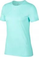 Футболка Nike W NP TOP SS ALL OVER MESH AO9951-336 р.XL бирюзовый