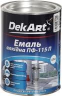 Емаль DekArt алкідна ПФ-115П жовтий глянець 0,9 кг