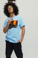 Футболка YAPPI Air Print MLB10011 р.S блакитний