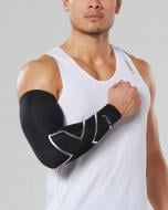 Нарукавники 2XU Compression Arm Guard (Single) UA3196a_BLK/SIL р.2XL черный