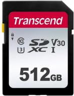 Карта памяти Transcend SDXC 512 ГБ Class 10 (TS512GSDC300S)