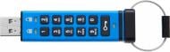 Флеш-память USB Kingston DataTraveler 2000 Metal Security 8 ГБ USB 3.0 blue (DT2000/8GB)