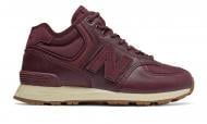 Кроссовки женские зимние New Balance WH574BC р.37 бордовые