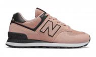 Кросівки жіночі New Balance WL574WEG р.36,5 рожево-чорні