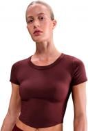 Топ Nike W NK ONE FITTED DF SS TOP FN2804-652 р.S бордовый