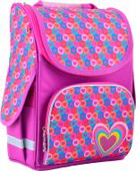 Рюкзак каркасный 1 вересня Hearts pink