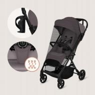 Коляска прогулочная Lionelo TANSI BLACK ONYX