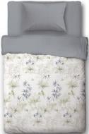Комплект постельного белья Romantic 1,5 серый с белым Ibodo