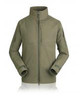 Куртка мужская 1991 ТМ тактическая SoftShell на флисе 34123-JA-02-G-4XL р.4XL