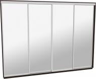 Шкаф-купе виват ВН 406 ДОМ ДСП 400x60x240 мм венге двери / зеркало Шкаф-купе виват ВН 406 ДОМ ДСП 400x60x240 мм венге двери / зеркало