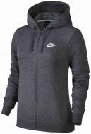 Джемпер Nike W NSW HOODIE FZ FLC 853930-071 р. XL серый