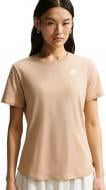 Футболка Nike Sportswear Club Essentials DX7902-286 р.L бежевый