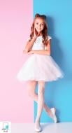 ВІТРИНА! Колготки для дівчаток Giulia ERIN 20 (3)р.152 bianco/blue