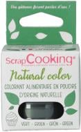 Пищевой краситель ScrapCooking натуральный зеленый 10 г