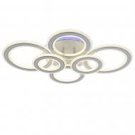 ВИТРИНА! Люстра светодиодная Victoria Lighting 150 Вт белый/серебро Hanna/PL6