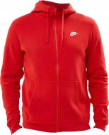 Джемпер Nike M NSW CLUB HOODIE FZ BB 804389-657 р. L красный