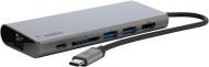 USB-хаб Belkin Travel Hub USB-C PD USB-C 2/USB 3.0 HDMI Gigabit space F4U092BTSGY